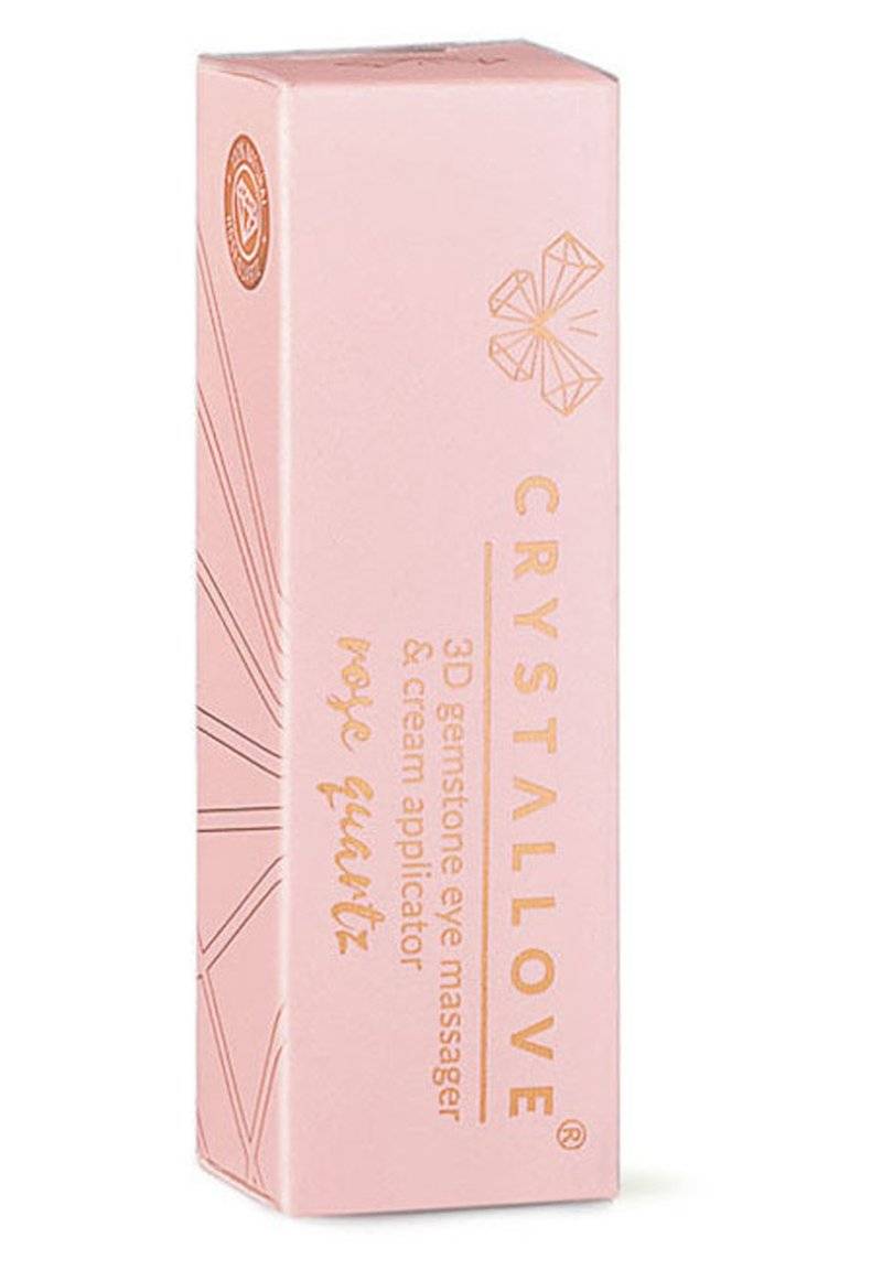 CRYSTALLOVE CRYSTALLOVE ROSE QUARTZ 3D EYE MASSAGER - Skincare tool - gold Nur für heute