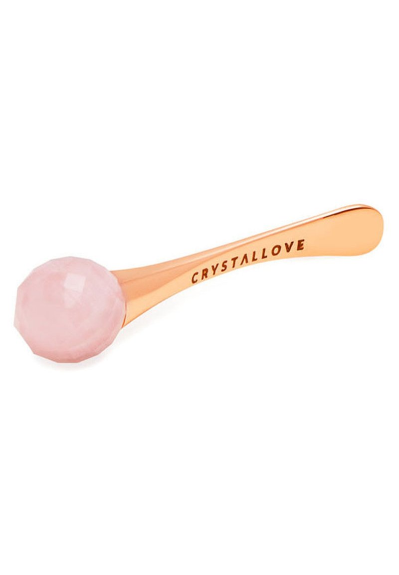 CRYSTALLOVE CRYSTALLOVE ROSE QUARTZ 3D EYE MASSAGER - Skincare tool - gold Nur für heute