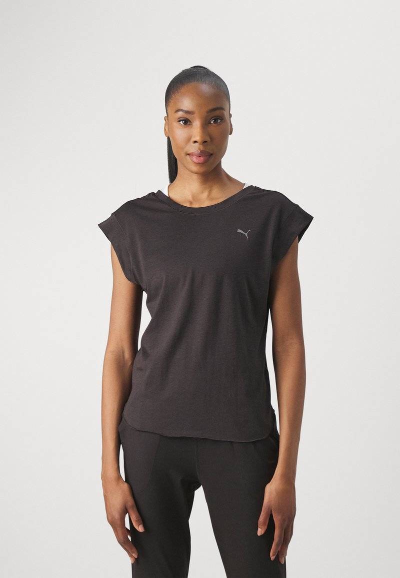 Puma Puma STUDIO FOUNDATIONS TEE - Sports T-shirt - black