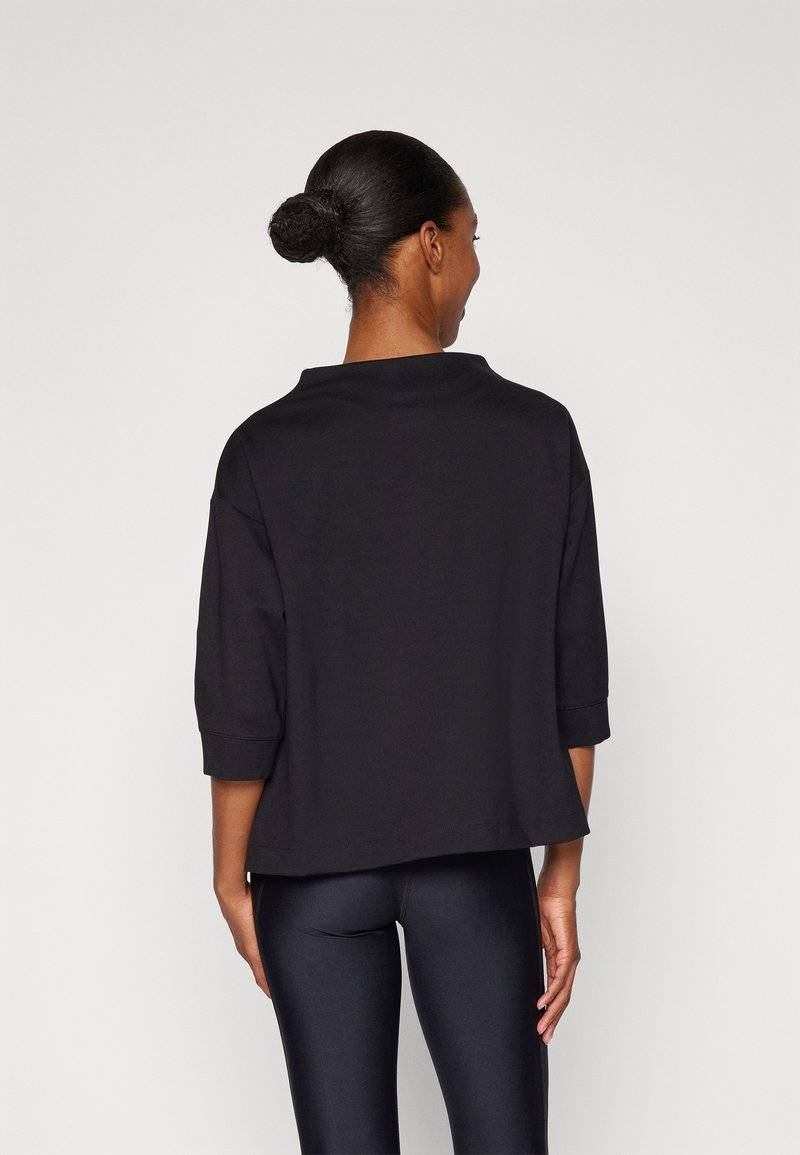 DKNY DKNY STACKED LOGO POPOVER - Long sleeved top - black Fabrikpreis