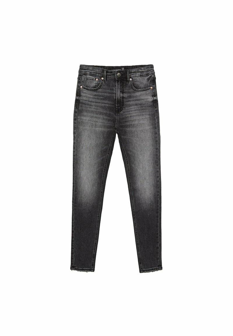 Stradivarius Stradivarius Jeans Skinny Fit - black denim Neueste Mode