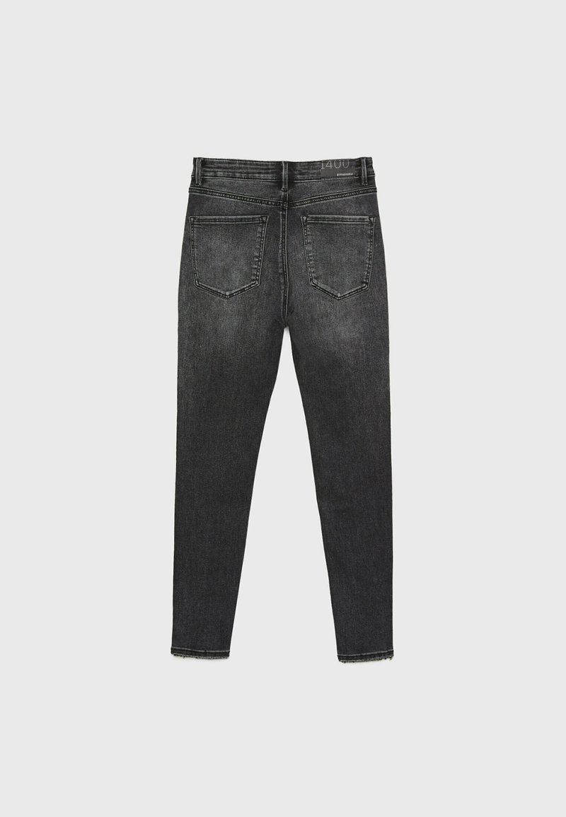 Stradivarius Stradivarius Jeans Skinny Fit - black denim Neueste Mode