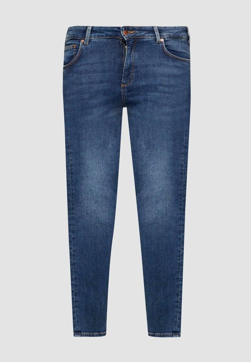 QS QS CURVY MID - Slim fit jeans - blau Riesige Ersparnisse