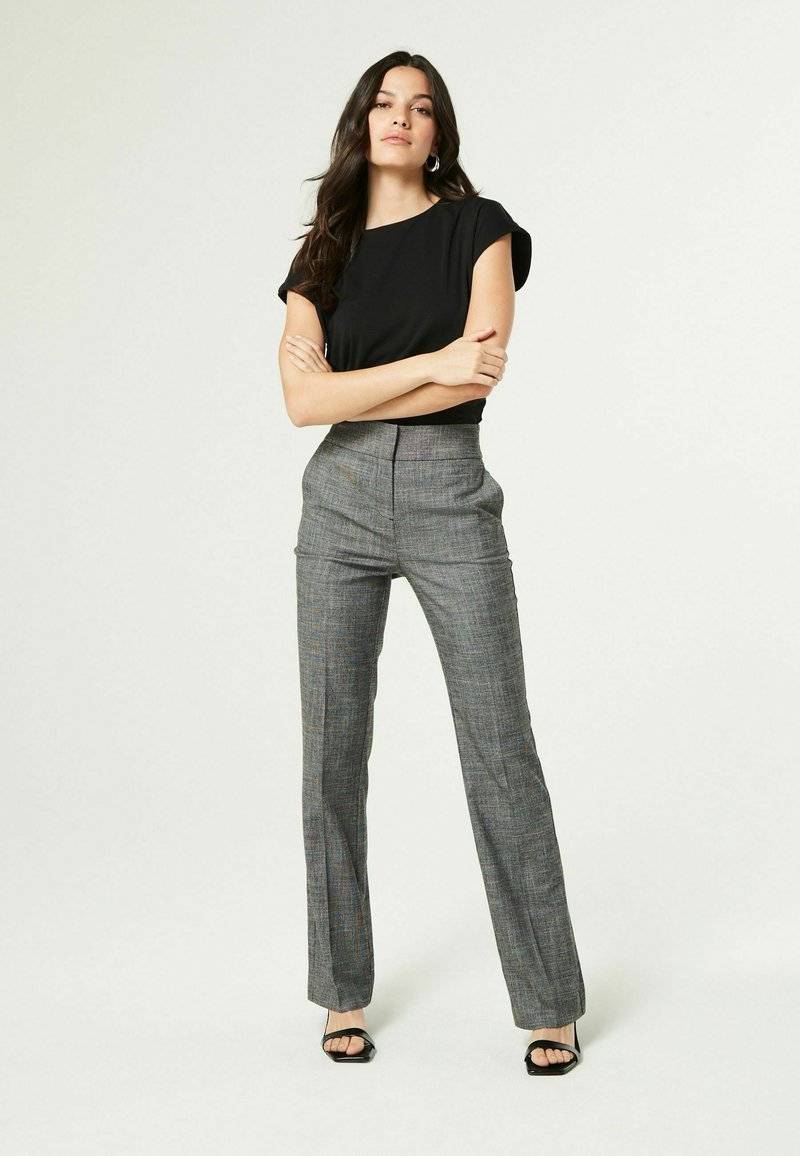 Next Next SHAPEWEAR PETITE - Trousers - grey