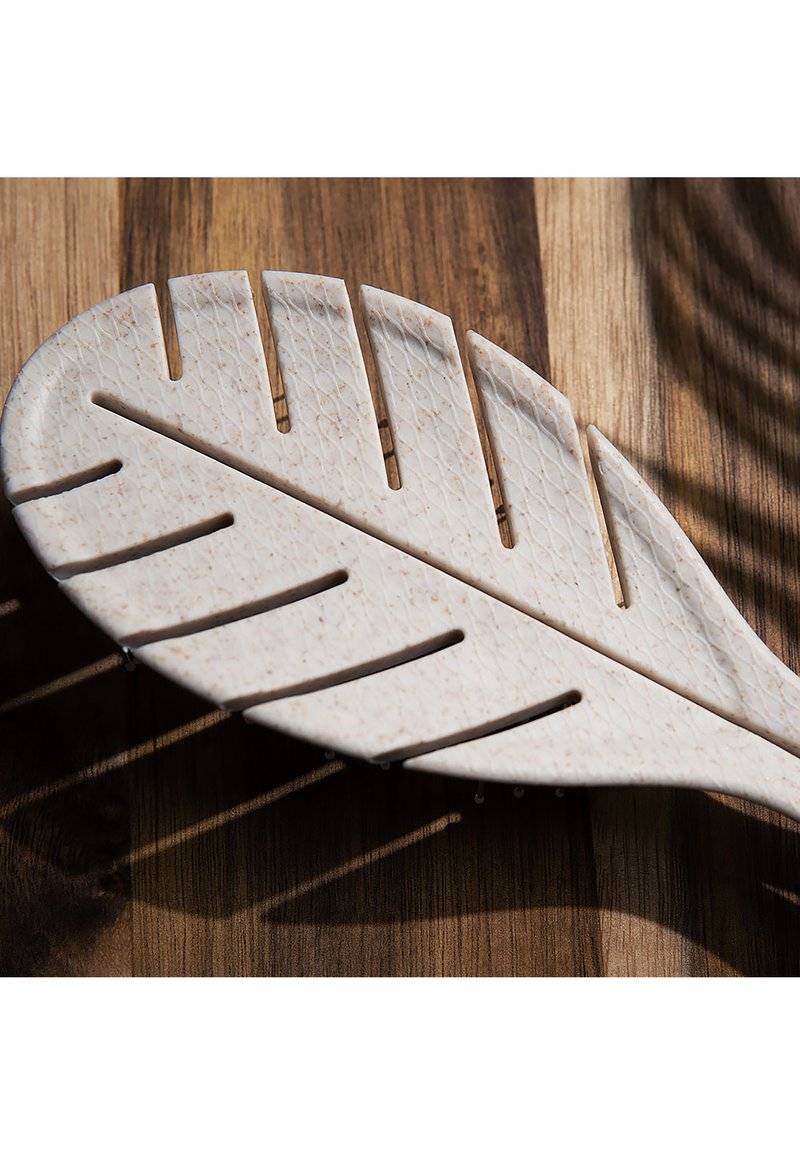 So Eco So Eco SO ECO BIODEGRADABLE DETANGLING LEAF BRUSH - Brush - stone Kostenloser Versand international