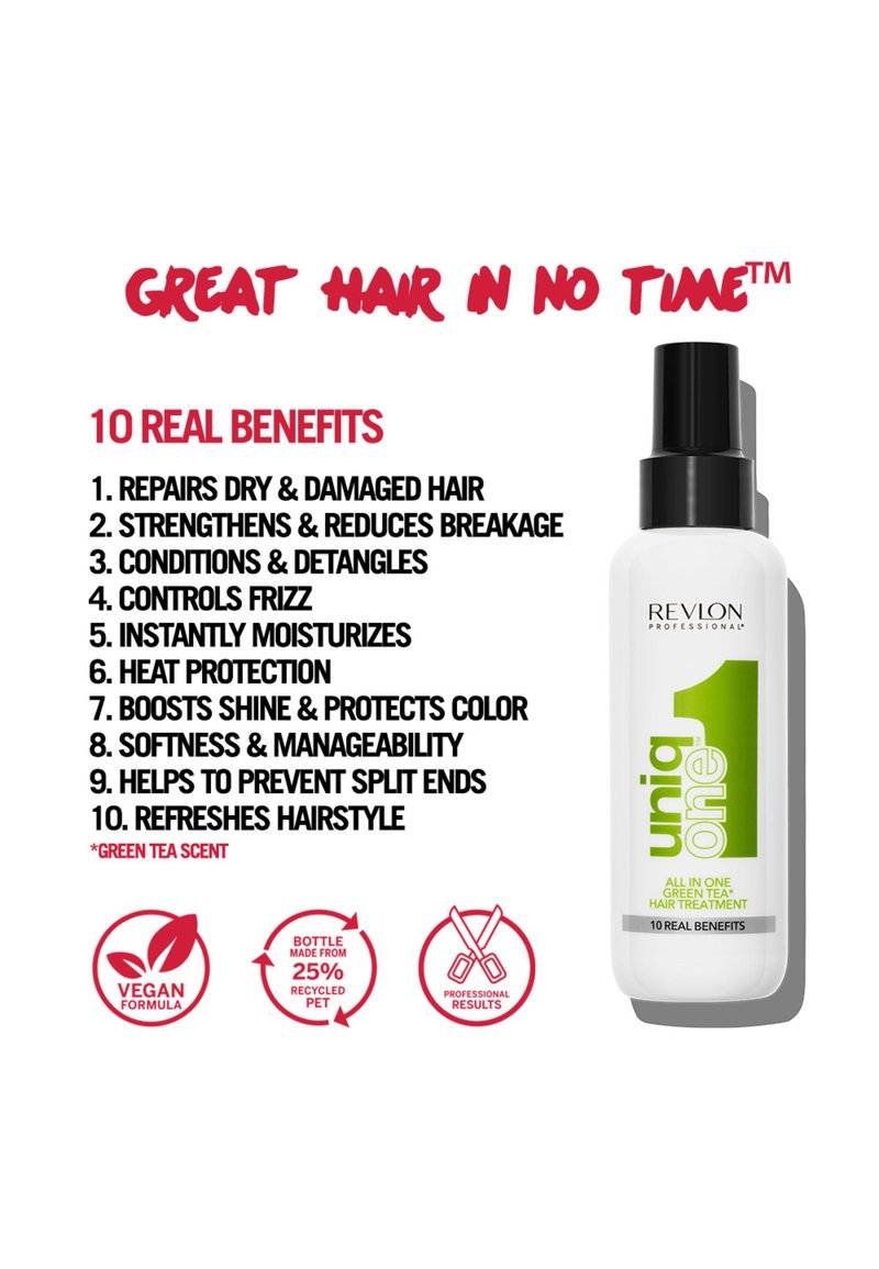 Revlon Professional Revlon Professional UNIQONE™ ALL IN ONE HAIR TREATMENT 10 REAL BENEFITS, GREEN TEA - Hair treatment Black Friday Preise
