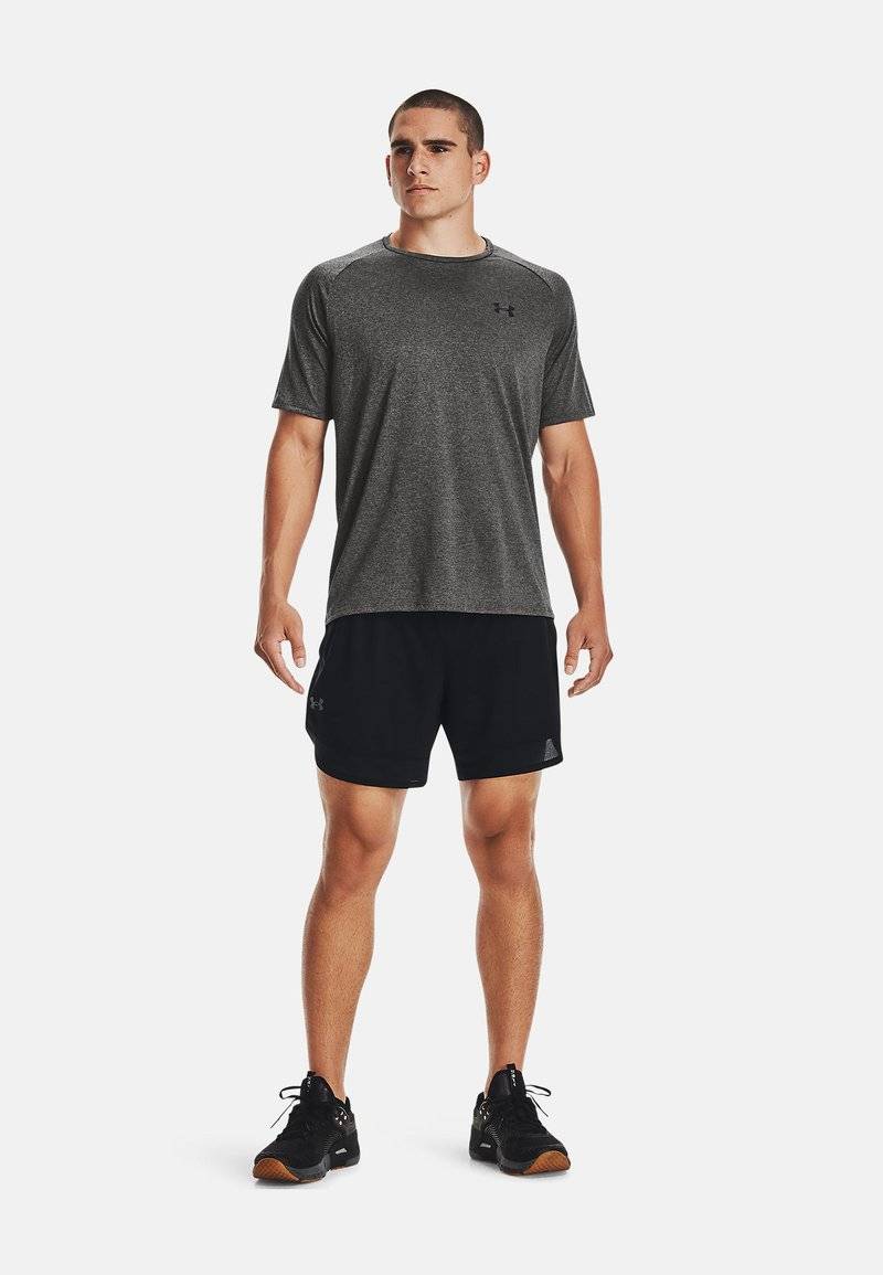 Under Armour Under Armour TECH TEE - Sports T-shirt - carbon heather Heißer Verkauf