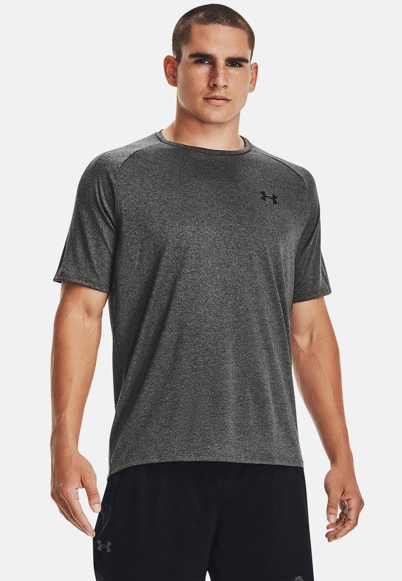 Under Armour Under Armour TECH TEE - Sports T-shirt - carbon heather Heißer Verkauf