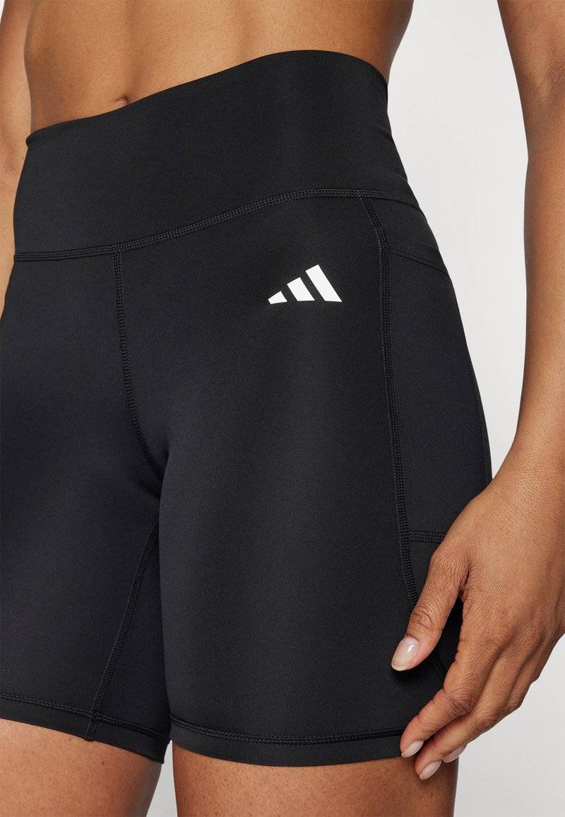 adidas Performance adidas Performance OPTIME ESSENTIALS STASH POCKET SHORT - Leggings - black Tiefpreis