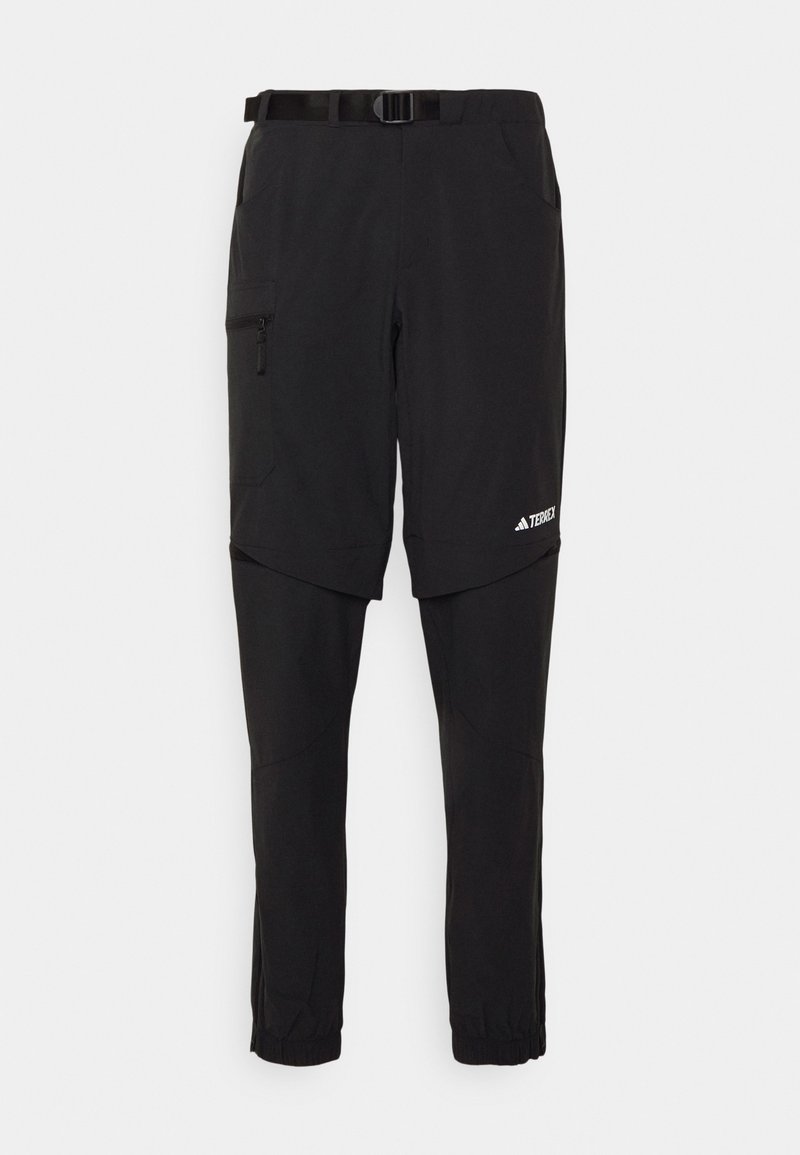 Adidas Terrex Adidas Terrex TERREX UTILITAS HIKING ZIP-OFF - Outdoor trousers - black Begrenzte Freigabe