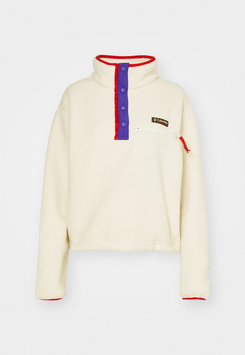 Columbia Columbia HELVETIA™ CROPPED HALF SNAP - Fleece jumper - chalk Bis zu 60% Rabatt