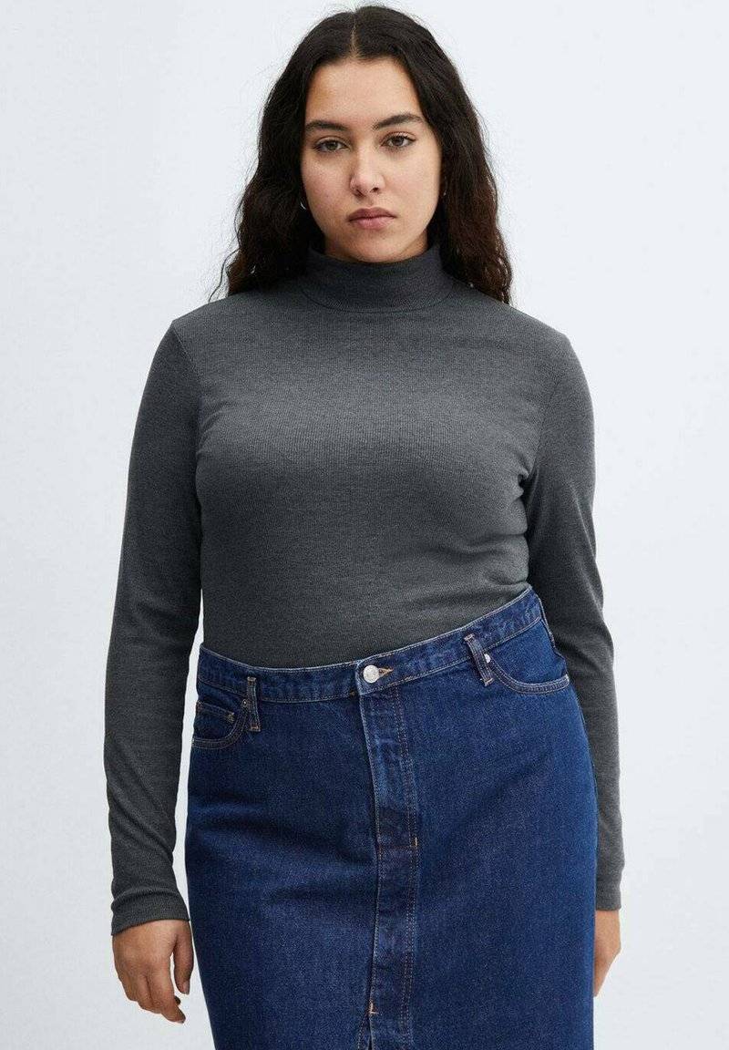 Mango Mango SOLEIL - Pencil skirt - blu scuro 50% Rabatt mit kostenlosem Versand