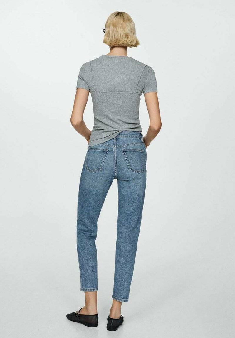 Mango Mango Relaxed fit jeans - medium blue Clearance-Verkauf