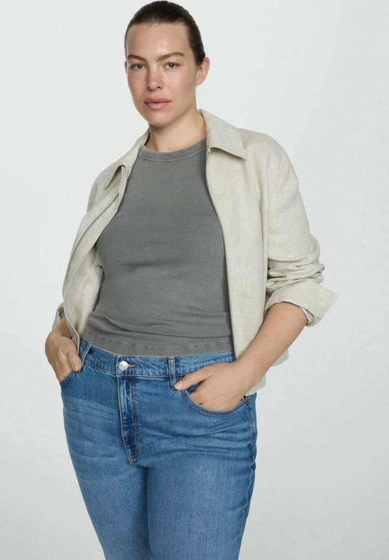 Mango Mango Relaxed fit jeans - medium blue Clearance-Verkauf