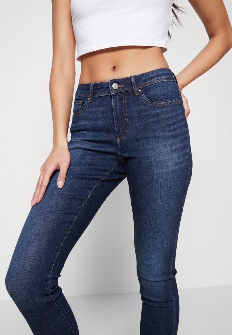 ONLY ONLY ONLWAUW - Jeans Skinny Fit - dark blue denim Black Friday Preise
