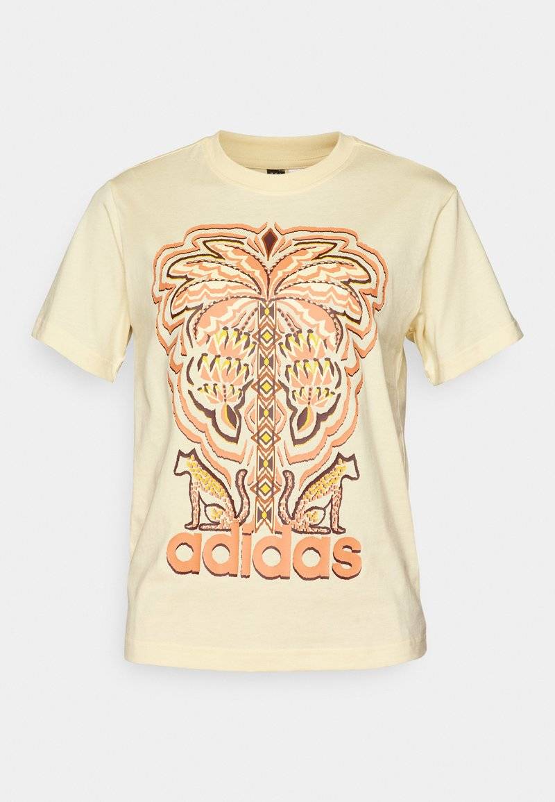 adidas Sportswear adidas Sportswear ADIDAS FARM RIO GRAPHIC - Print T-shirt - easy yellow Zeitlich begrenztes Angebot
