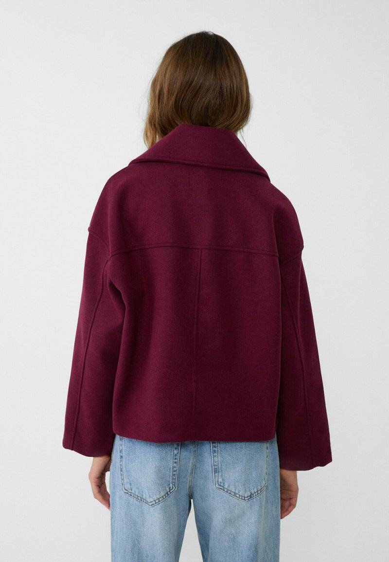 Stradivarius Stradivarius SOFT - Blazer - bordeaux Nur noch ein Tag übrig