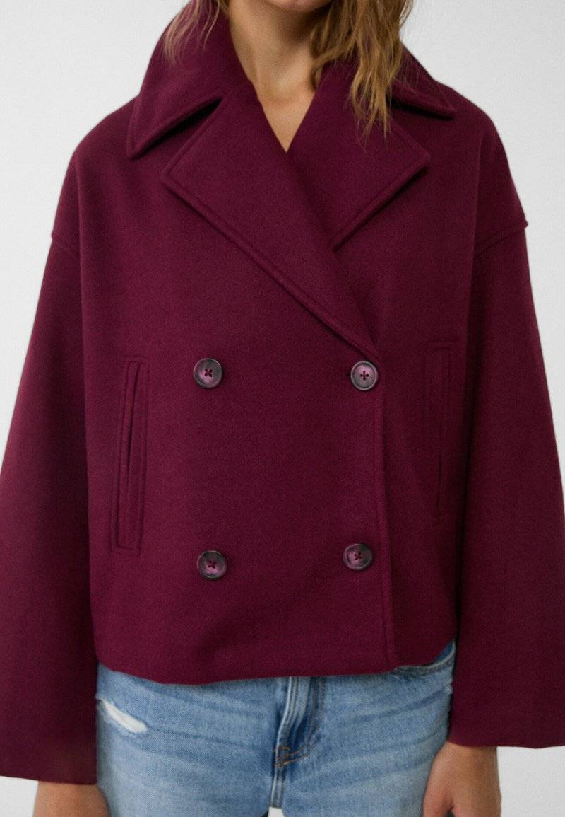 Stradivarius Stradivarius SOFT - Blazer - bordeaux Nur noch ein Tag übrig