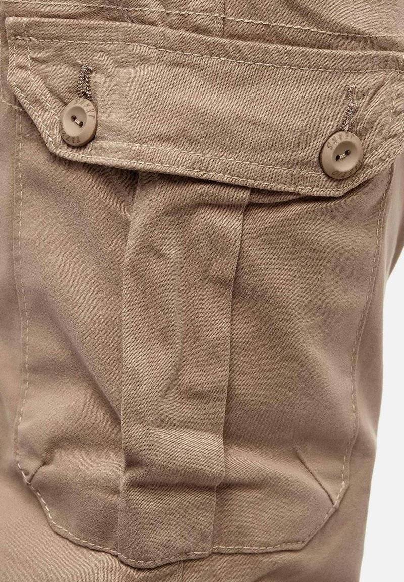 Tazzio Tazzio Cargo trousers - beige 50% Rabatt mit kostenlosem Versand