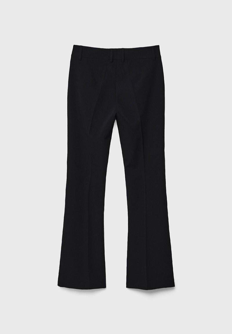 Stradivarius Stradivarius TAILORED FLARED - Trousers - black Speichern exportieren
